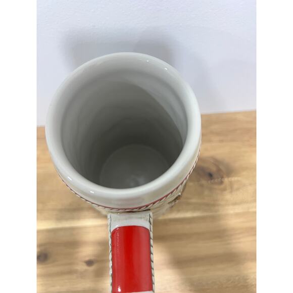 Vtg 1985 Budweiser Series 'A' Anheuser Busch Holiday Beer Stein Mug Clydesdale - Picture 5 of 9